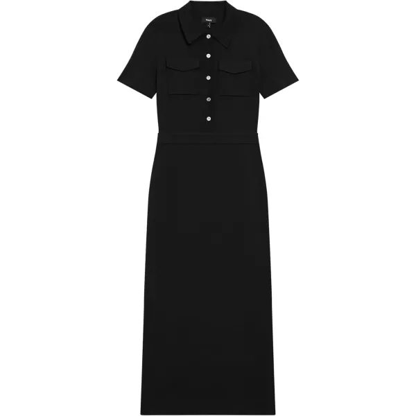 Theory Womens Military Midi DressBlack