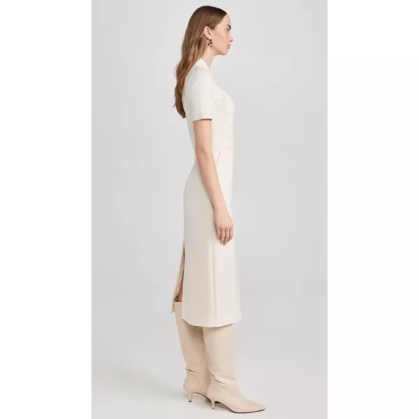 Theory Womens Military Midi DressRice