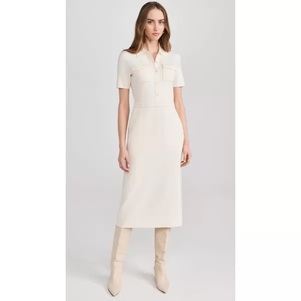 Theory Womens Military Midi DressRice