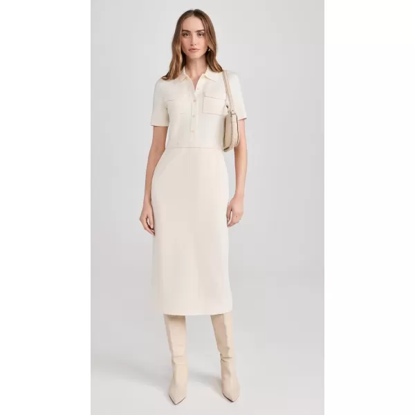 Theory Womens Military Midi DressRice