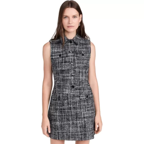 Theory Womens Military Midi DressBlack Multi