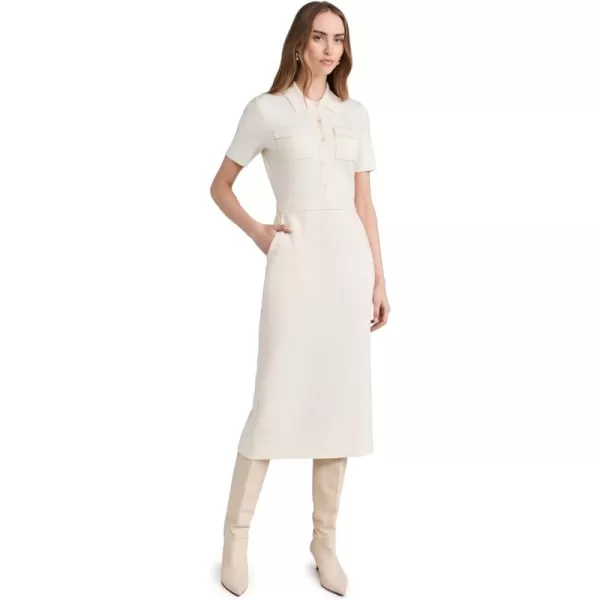 Theory Womens Military Midi DressRice