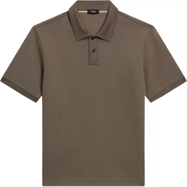 Theory Mens Delroy Polo in Double Pique JerseyMoss