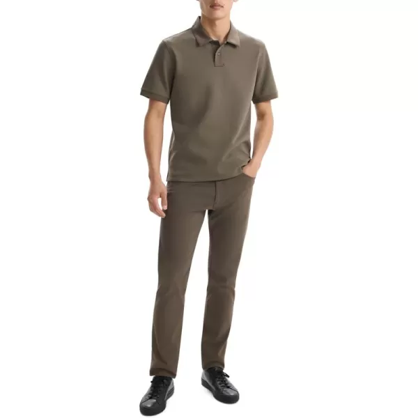 Theory Mens Delroy Polo in Double Pique JerseyMoss