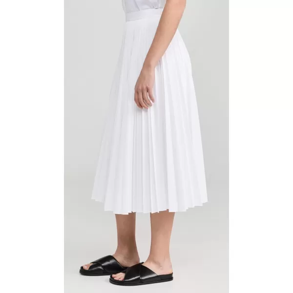 Theory Womens Pleated Midi SkirtWhite