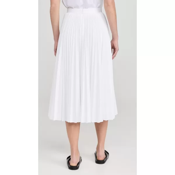 Theory Womens Pleated Midi SkirtWhite