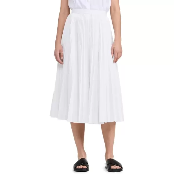 Theory Womens Pleated Midi SkirtWhite