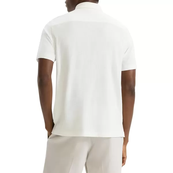 imageTheory Mens Noran Short Sleeve Shirt in CosmosWhite