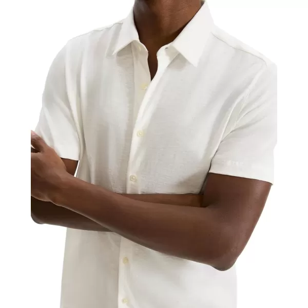 imageTheory Mens Noran Short Sleeve Shirt in CosmosWhite