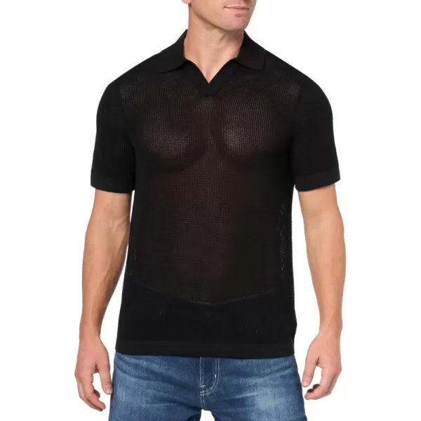 imageTheory Mens Cairn Polo in BreachBlack