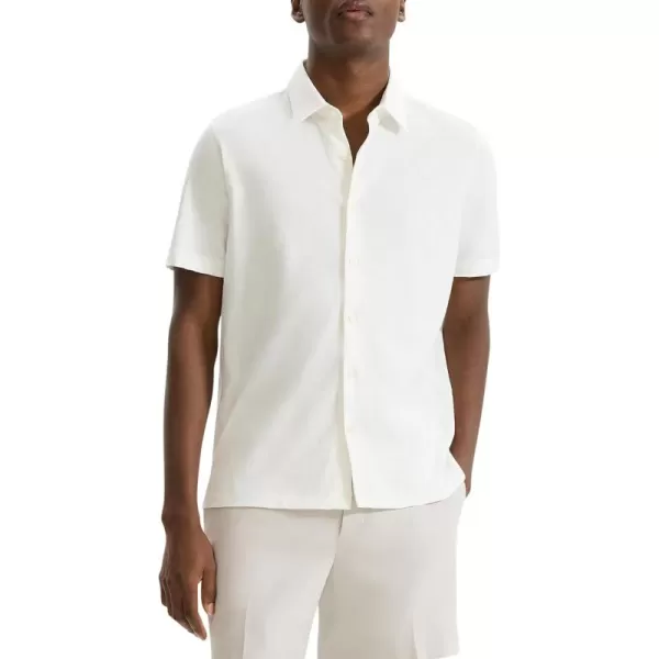 imageTheory Mens Noran Short Sleeve Shirt in CosmosWhite