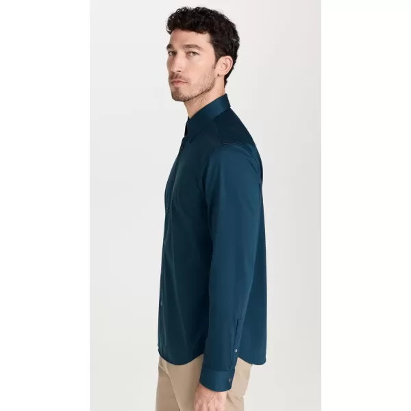 imageTheory Mens Sylvain Shirt in Structure KnitTwilight