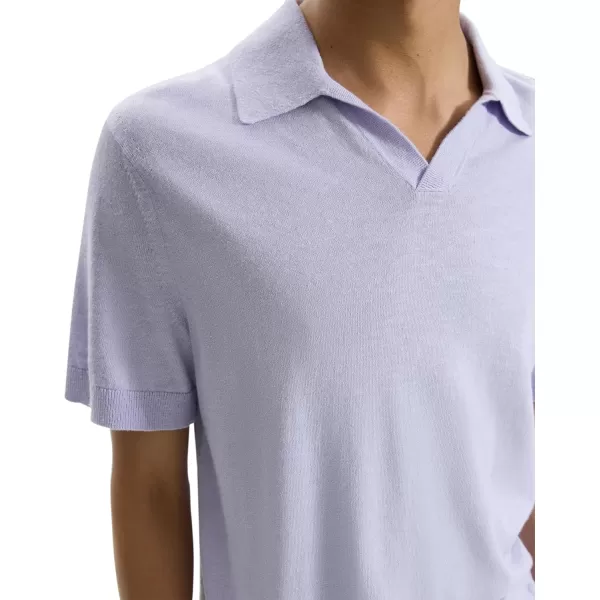 imageTheory Mens Brennan Polo in Pacific LinenSoft Iris