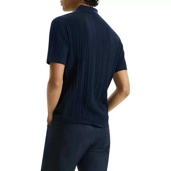 imageTheory Mens Damian Polo in Tactile CottonBaltic