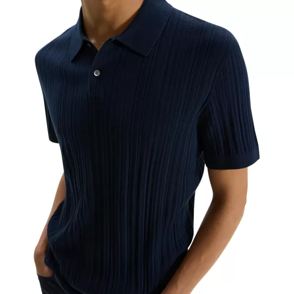 imageTheory Mens Damian Polo in Tactile CottonBaltic