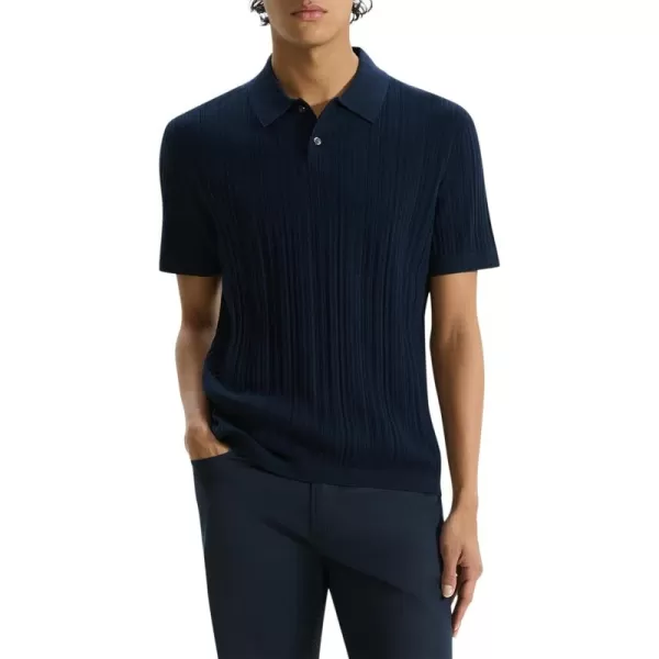 imageTheory Mens Damian Polo in Tactile CottonBaltic