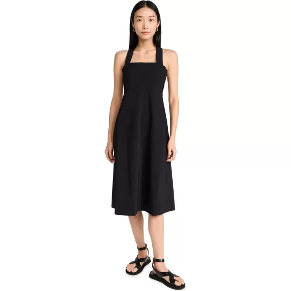 imageTheory Womens Crossback Dress in Precision PonteBlack