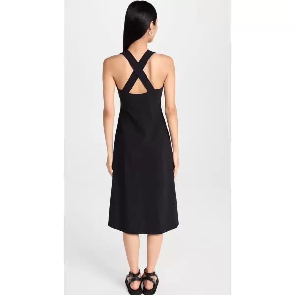 imageTheory Womens Crossback Dress in Precision PonteBlack