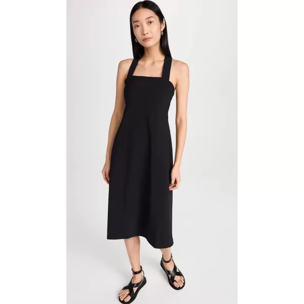 imageTheory Womens Crossback Dress in Precision PonteBlack