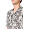 imageTheory Mens Irving Short Sleeve Shirt in Linear FloralBlack Multi