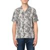 imageTheory Mens Irving Short Sleeve Shirt in Linear FloralBlack Multi