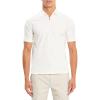 imageTheory Mens Ryder Quarterzip Polo in Relay JerseyWhite