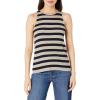 imageTheory Womens Classic Stripe TankClassic KhakiDeep Navy