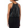 imageTheory Womens Gathered Cami in Mercer FauxBlack