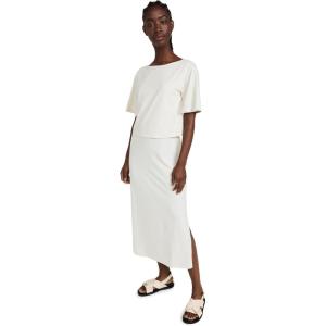 imageTheory Womens Easy Back Layer DressCream Ecru
