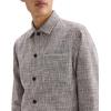 imageTheory Mens Sl Overshirt in Tweed CanvasEarl Grey Melange