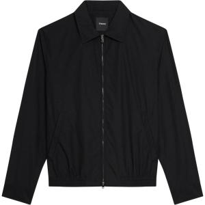 imageTheory Mens Zip Blouson Jacket in Soft LawnBlack