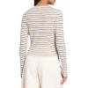 imageTheory Womens Crop Cardi SLight Parchment Multi