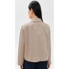 imageTheory Womens Patch Boxy JacketSoft Taupe