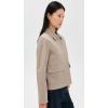 imageTheory Womens Patch Boxy JacketSoft Taupe