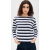 imageTheory Womens Stripes Boat Neck TeeNavy Multi