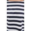 imageTheory Womens Stripes Boat Neck TeeNavy Multi