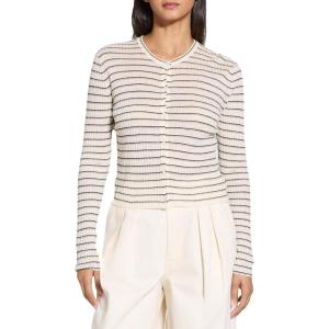 imageTheory Womens Crop Cardi SLight Parchment Multi