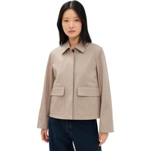 imageTheory Womens Patch Boxy JacketSoft Taupe