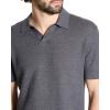 imageTheory Mens Brenan Polo in Pacific LinenCarbon