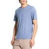 imageTheory Mens Essential Tee in Anemone MilanoDark Rainstorm