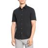 imageTheory Mens Irving Short Sleeve in Structure KnitBlack