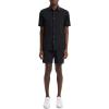 imageTheory Mens Irving Short Sleeve in Structure KnitBlack