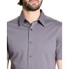 imageTheory Mens Irving Short Sleeve in Structure KnitCarbon