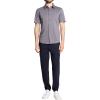 imageTheory Mens Irving Short Sleeve in Structure KnitCarbon