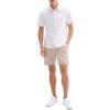 imageTheory Mens Irving Short Sleeve in Structure KnitDogwood