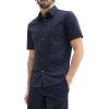 imageTheory Mens Irving Short Sleeve in Structure KnitEclipse