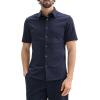 imageTheory Mens Irving Short Sleeve in Structure KnitEclipse