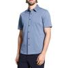 imageTheory Mens Irving Short Sleeve in Structure KnitRainstorm