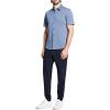 imageTheory Mens Irving Short Sleeve in Structure KnitRainstorm