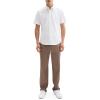 imageTheory Mens Irving Short Sleeve in Structure KnitWhite